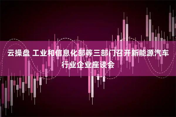 云操盘 工业和信息化部等三部门召开新能源汽车行业企业座谈会